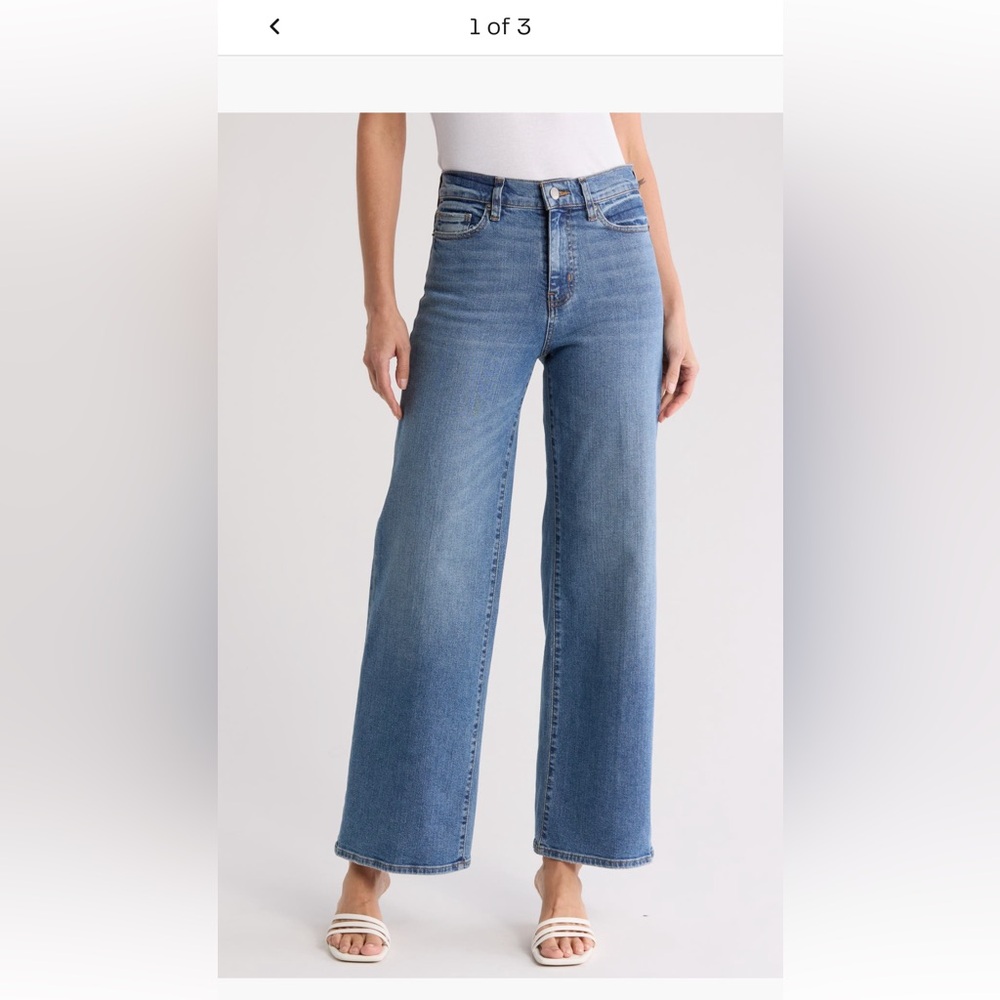 FRAME Le Slim High Waist Wide Leg Palazzo Jeans BIXBY, Size 27